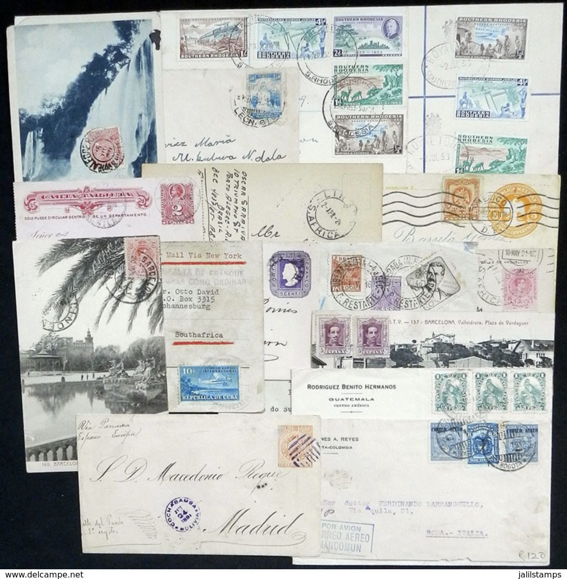 WORLDWIDE: Lot Of 16 Stationery Envelopes And Postal Cards Of Varied Countries And Periods, Interesting! - Autres & Non Classés