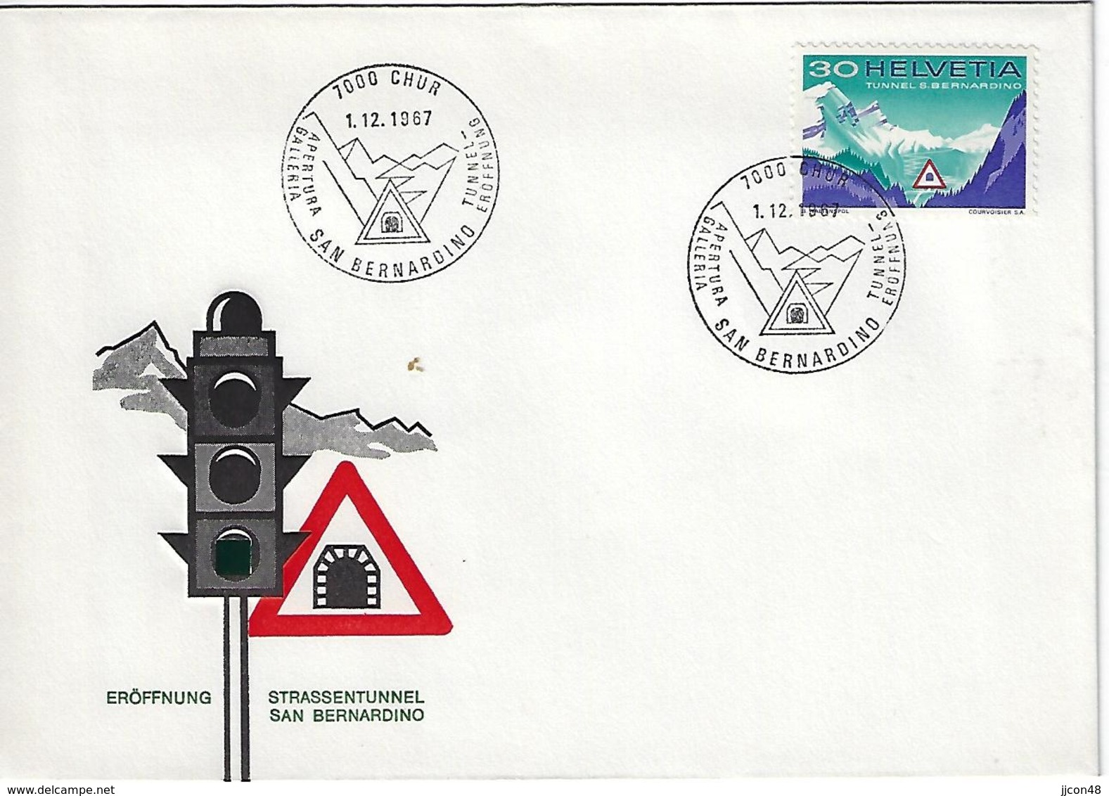 Switzerland 1967  Chur  1.12.67   Mi.860 - Covers & Documents