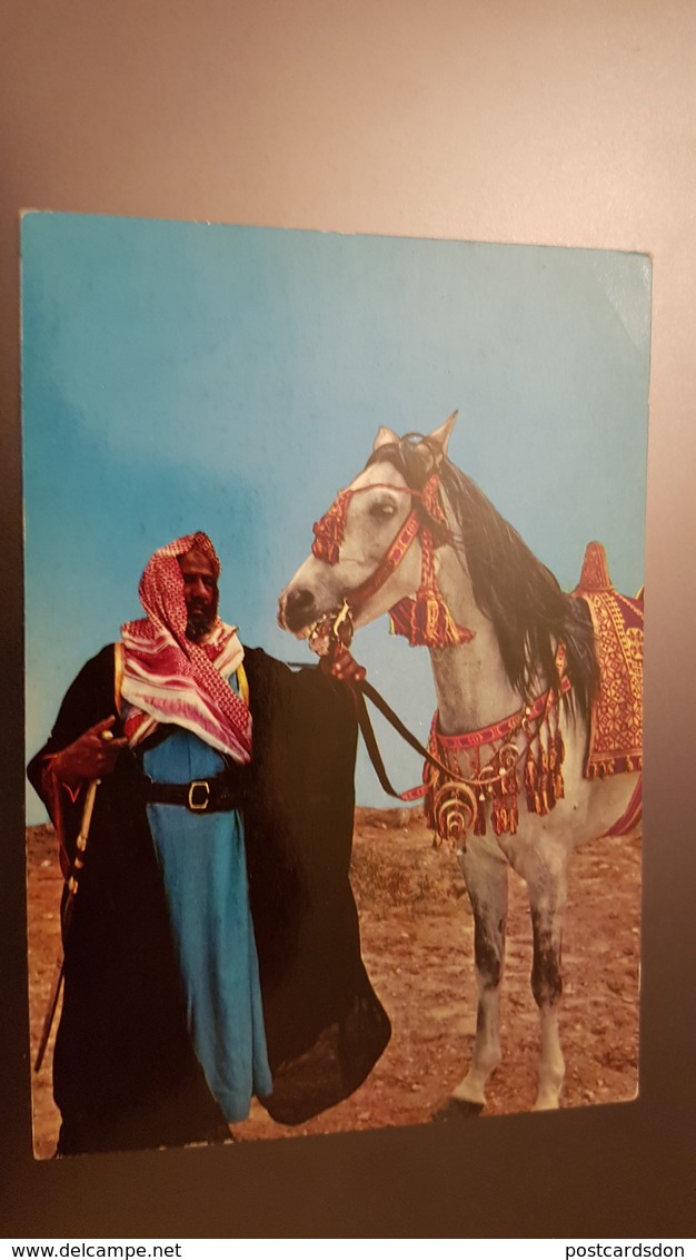 SAUDI ARABIA - A SHEIKH AND HIS ARABIAN HORSE Cheval Arabe Cavallo Arabo - Kruger Edition - Arabia Saudita