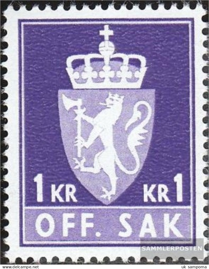Norway D83x Unmounted Mint / Never Hinged 1969 Service Marks - Unused Stamps