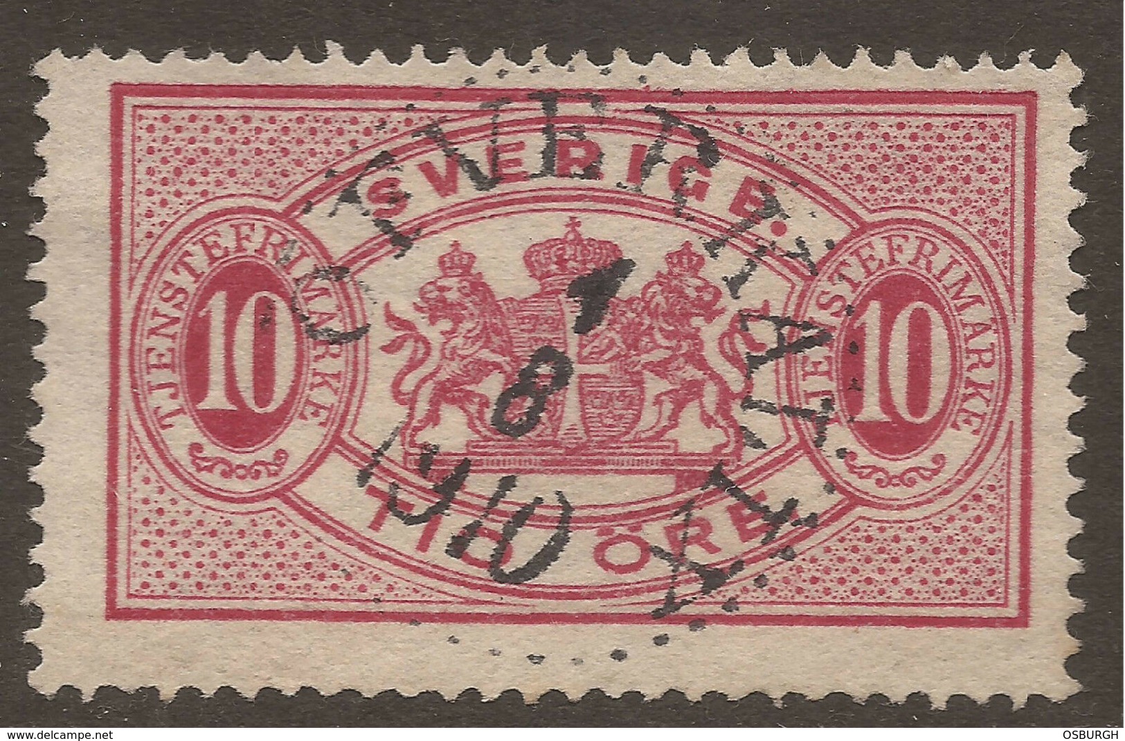 SWEDEN. POSTMARK. OFVERKALIX. USED. - Used Stamps