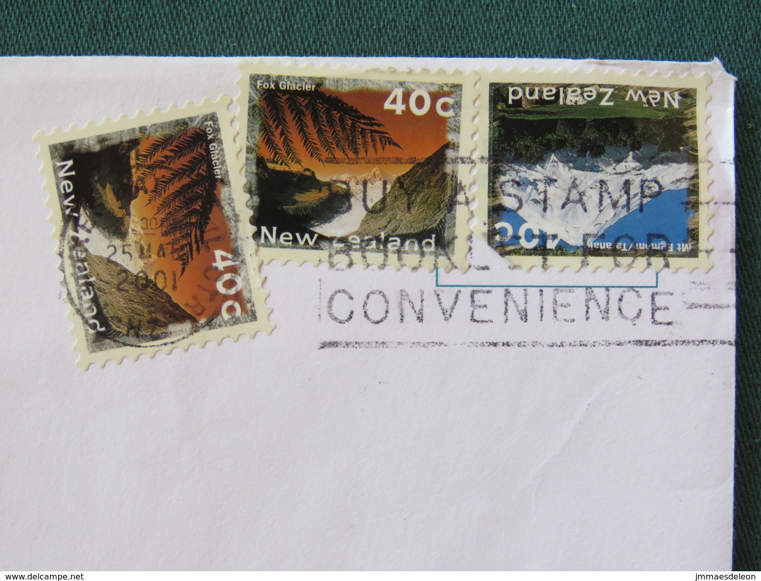 New Zealand 2001 Cover To Holland - Landscapes Mountain - Storia Postale