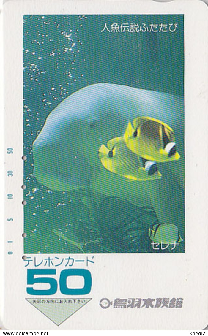 Télécarte Japon / 290-1562 - ANIMAL - DUGONG LAMANTIN & Poisson - MANATEE & Fish Japan Phonecard - 10 - Delfines