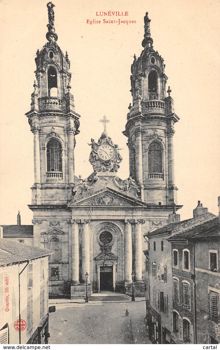 54 - LUNEVILLE - Eglise Saint-Jacques - Luneville