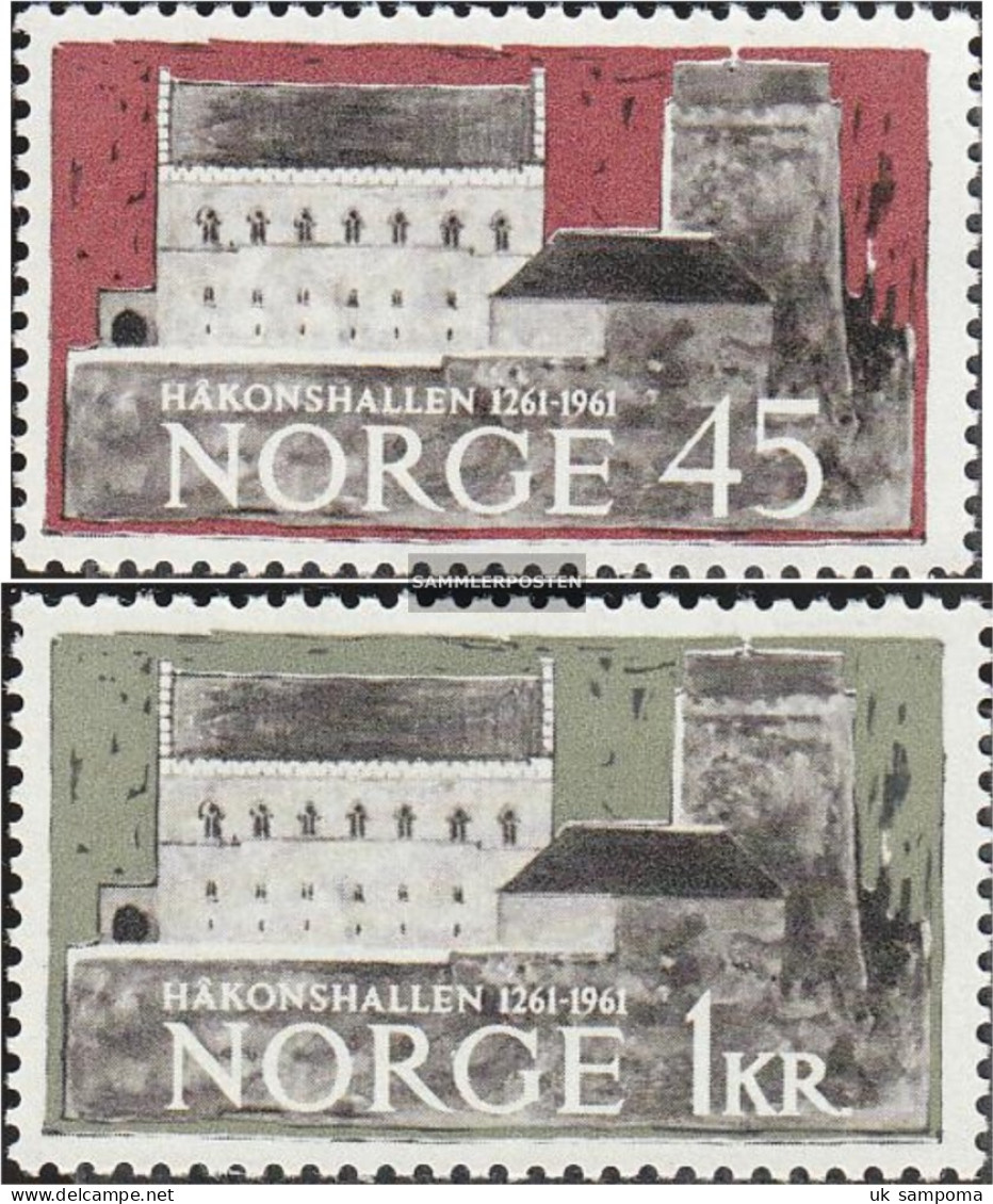 Norway 456-457 (complete Issue) Unmounted Mint / Never Hinged 1961 Hakonshalle - Unused Stamps