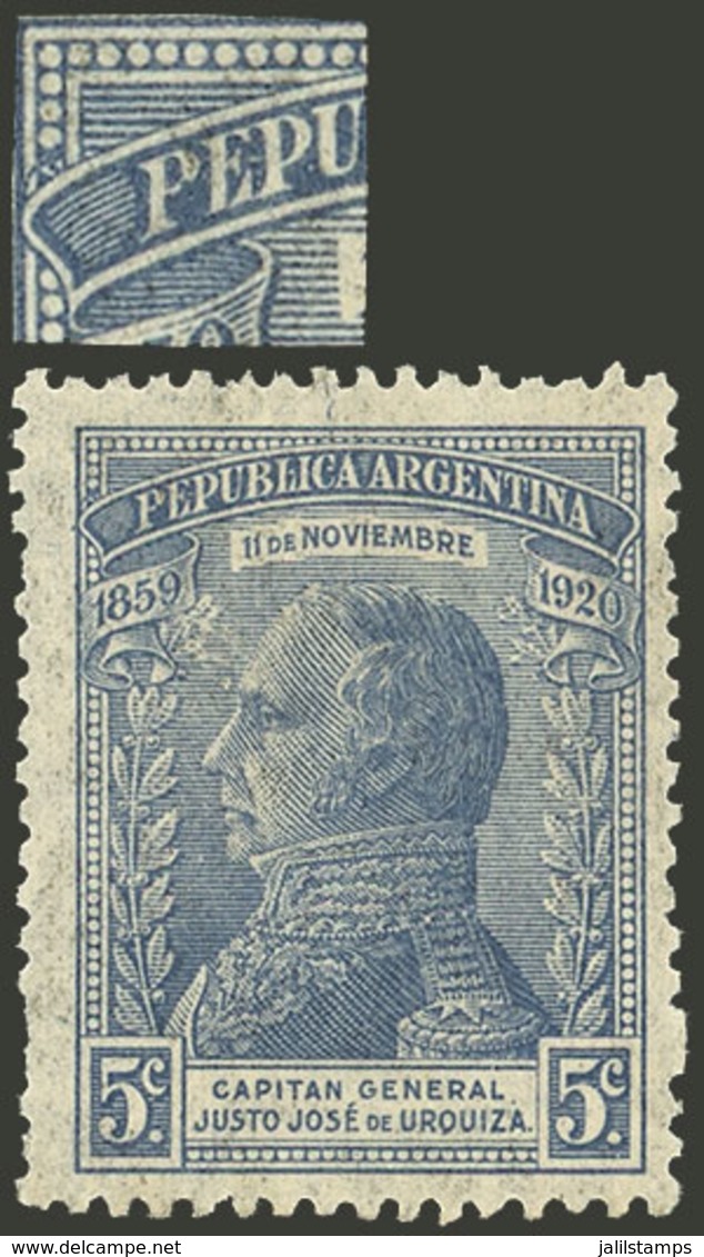 ARGENTINA: GJ.524a, With "PEPUBLICA" Variety, VF Quality!" - Unused Stamps