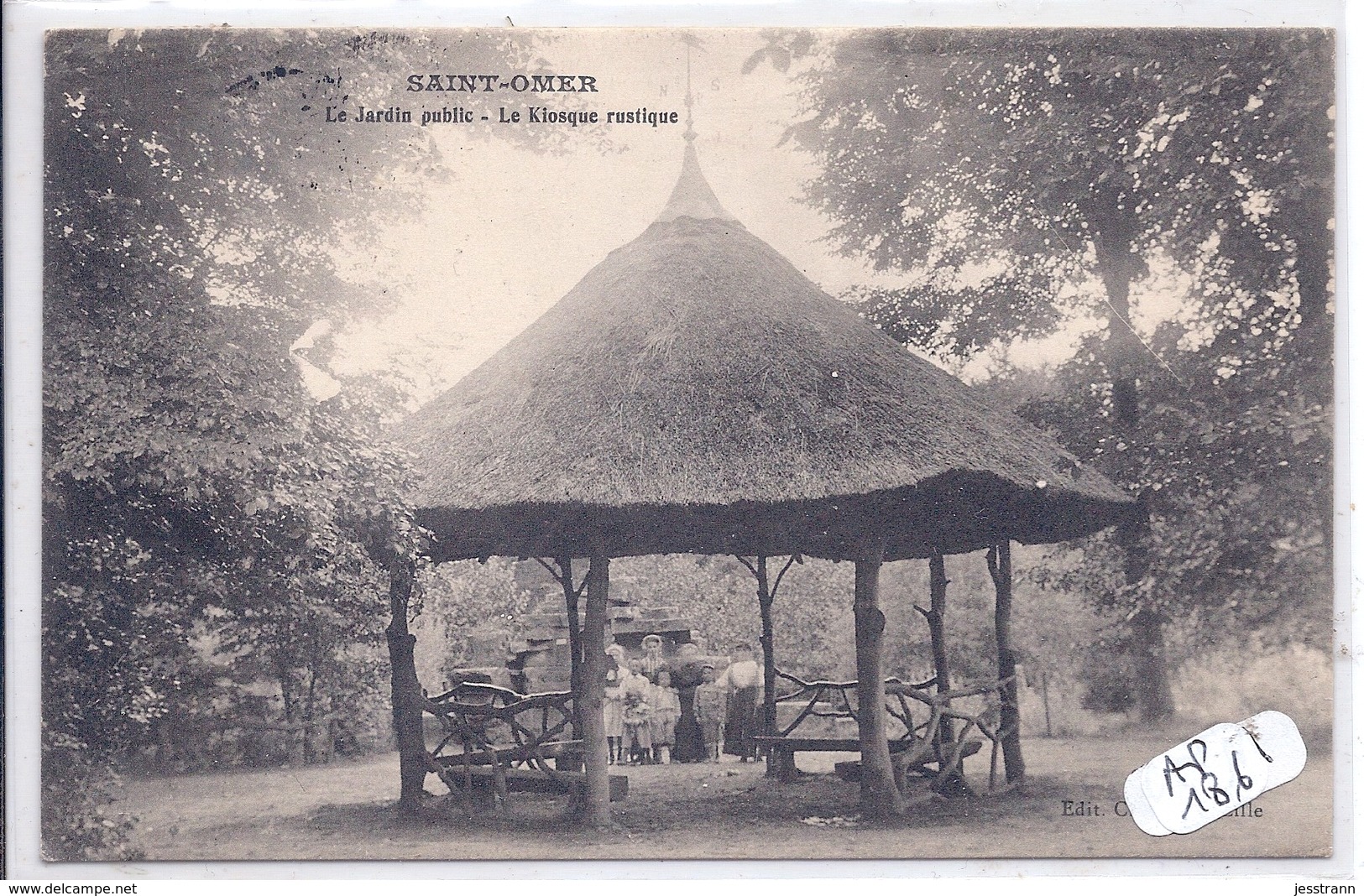 SAINT-OMER- LE JARDIN PUBLIC- LE KIOSQUE RUSTIQUE - Saint Omer