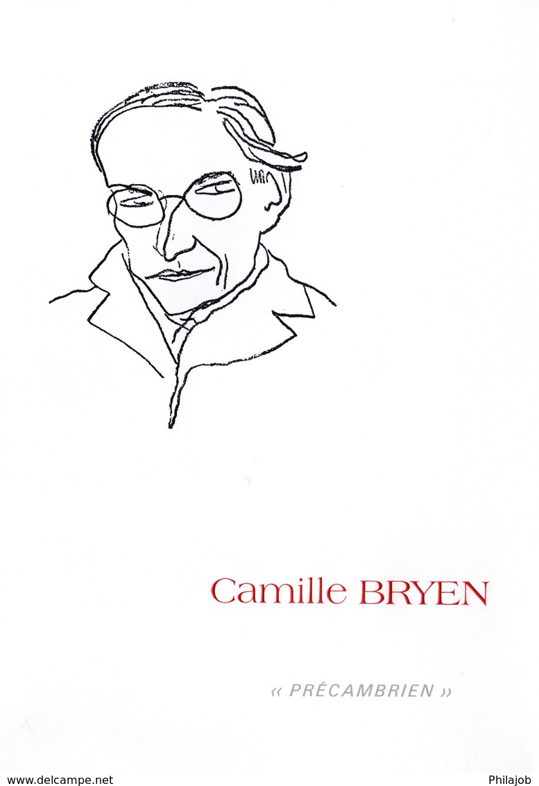 " OEUVRE DE CAMILLE BRYEN " Sur Encart 1° Jour N°té Sur SOIE De 4 Pages De 1987 N°YT 2493 Parf état - Otros & Sin Clasificación