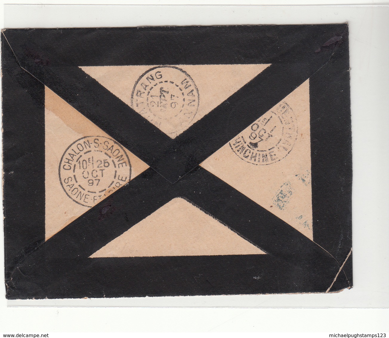 Indochina / Mourning Envelopes / France - Other & Unclassified