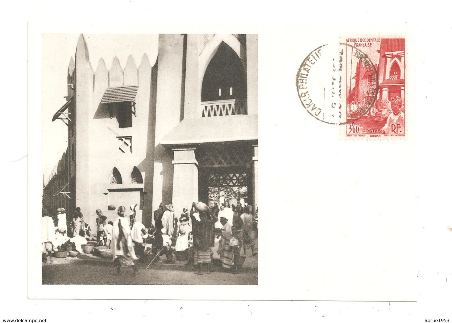 Soudan Français Le Marché De Bamako- Carte Pub-Lionyl-(D.2235) - Sudan