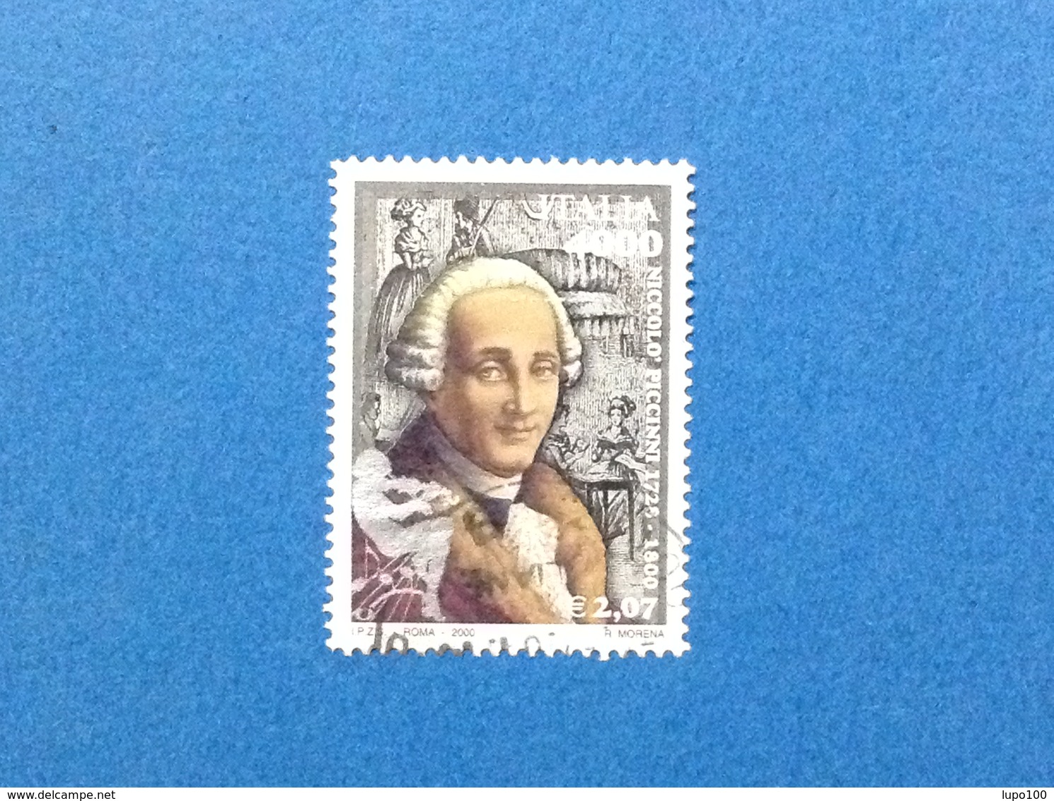 2000 ITALIA FRANCOBOLLO USATO STAMP USED NICCOLO' PICCINNI - 1991-00: Used