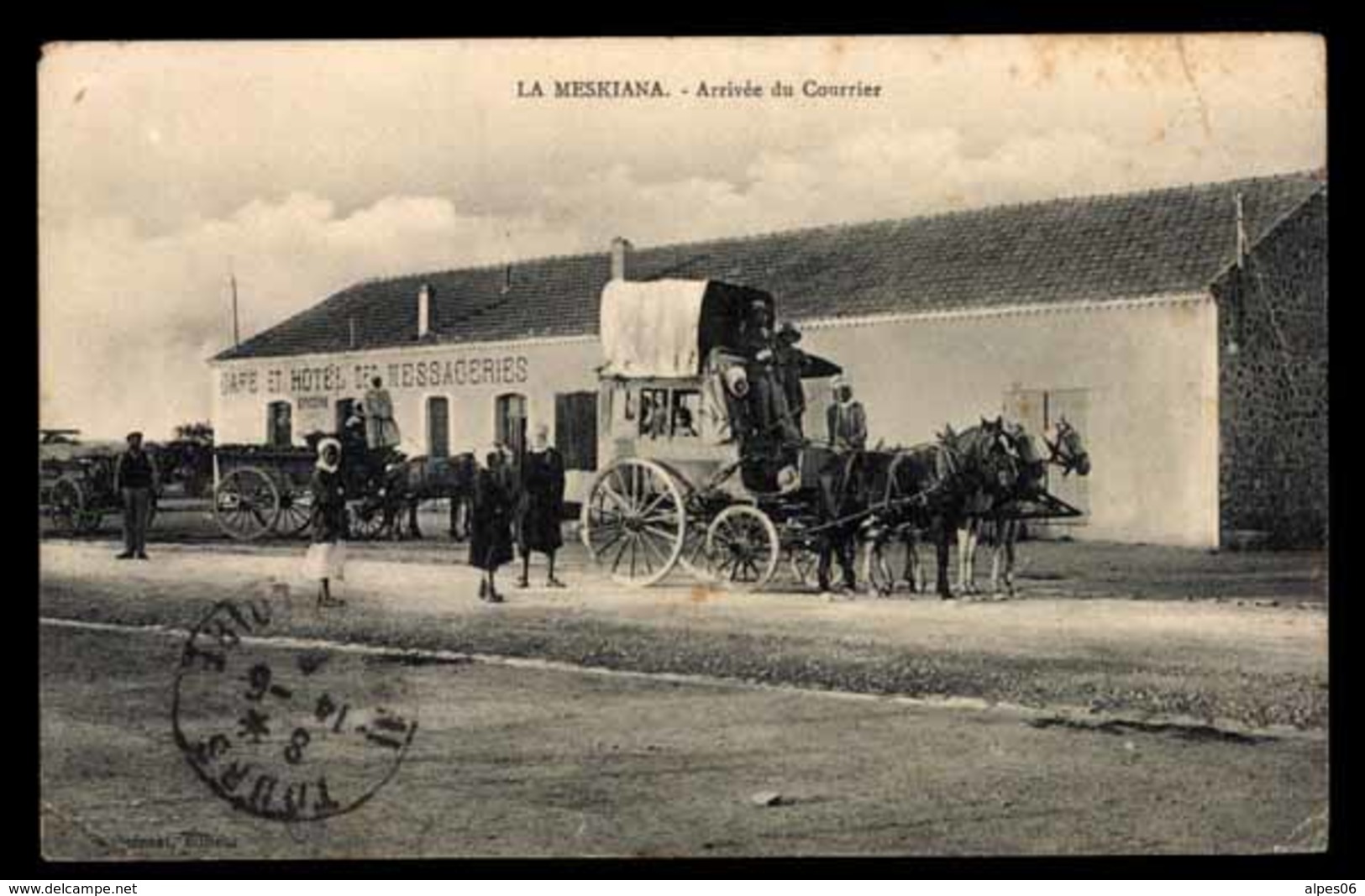 ALGERIE, La Meskiana, Arrivee Du Courrier - Autres & Non Classés