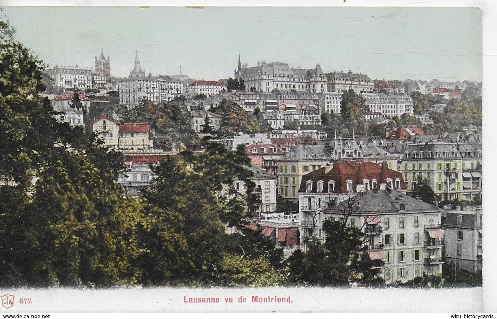 AK 0294  Lausanne Vu De Montriond Um 1910-20 - Sonstige & Ohne Zuordnung