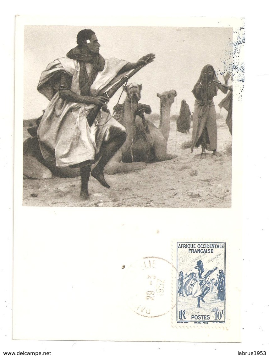 Mauritanie-La Danse Des Fusils-- Carte Pub-Lionyl-(D.2239) - Mauretanien