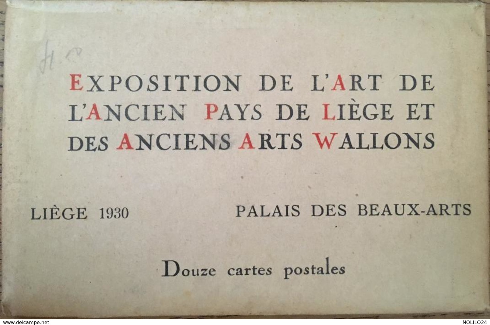 12 CPA Dans Pochette, Exposition De L'Art De L'AncienPays De Liège Et Des Anciens Arts Wallons, Liège 1930 - Liege