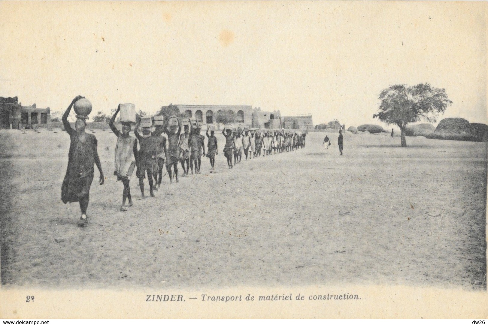 Zinder (Damagaram) - Transport De Matériel De Construction - Carte N° 22 - Niger