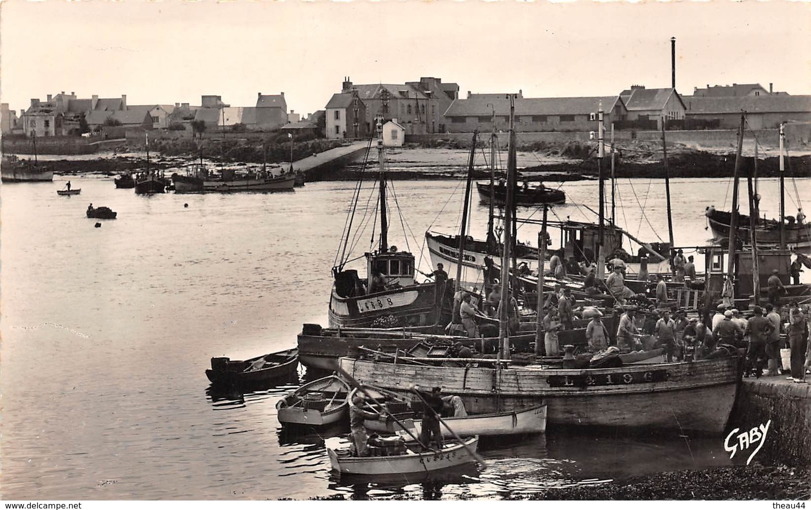 ¤¤    -   GAVRES   -  Les Sardiniers , Au Fond Le Débarcadère  -   Bateaux De Pêche     -  ¤¤ - Altri & Non Classificati