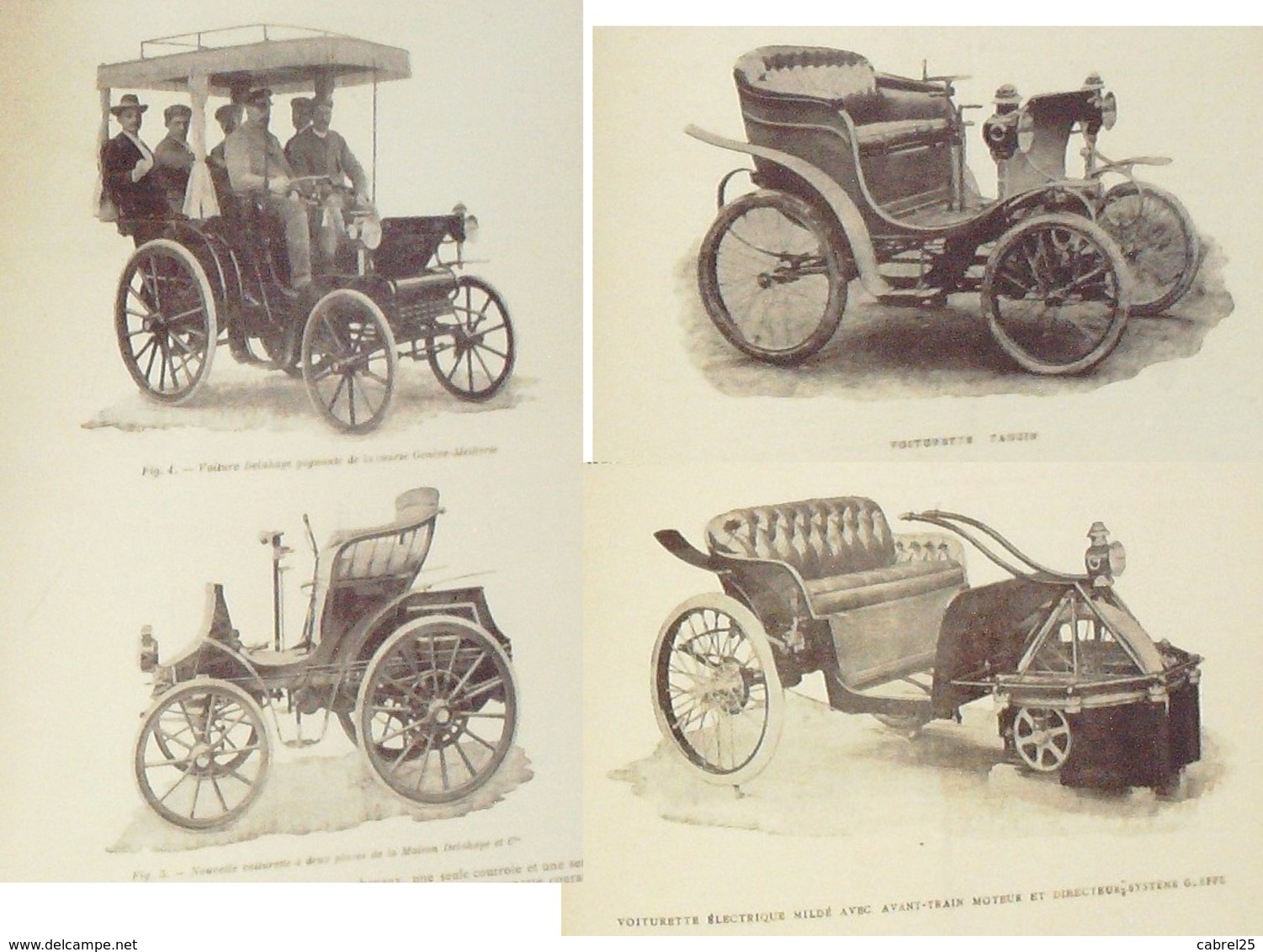 LOCOMOTION AUTOMOBILE "REVUES LE CHAUFFEUR + VEHICULES MECANIQUES 1839-1899-RARE