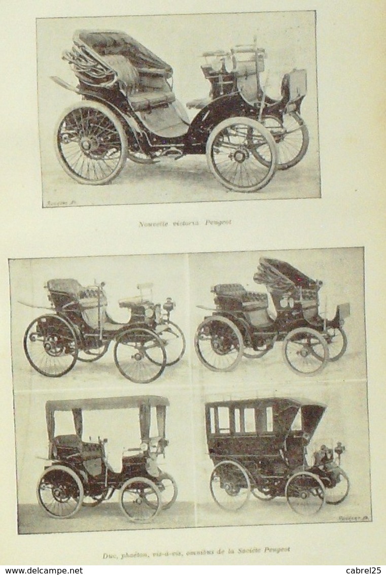 LOCOMOTION AUTOMOBILE "REVUES LE CHAUFFEUR + VEHICULES MECANIQUES 1839-1899-RARE