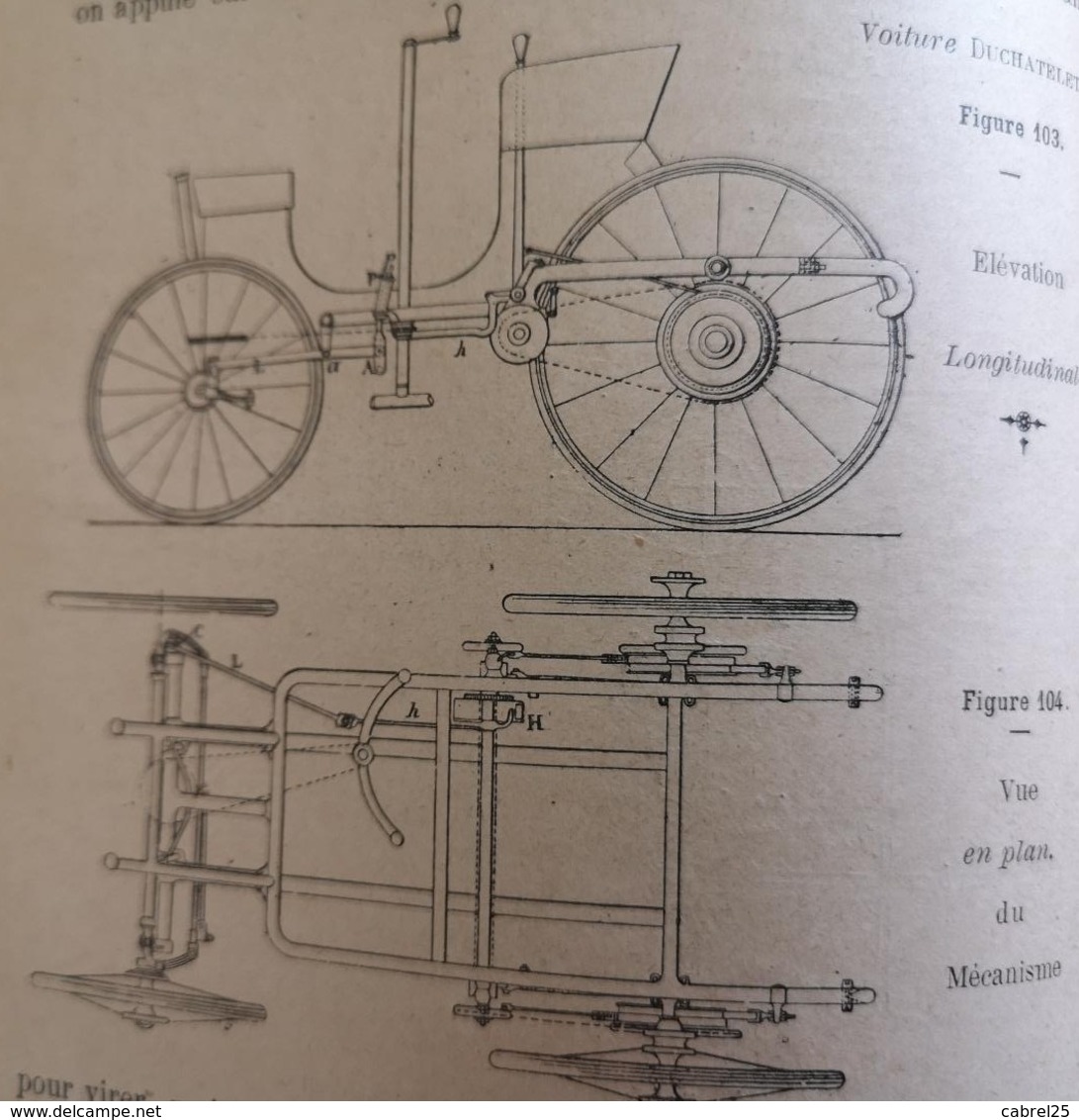 RELIURE REVUES AUTOMOBILES "LE TECHNOLOGISTE, LE CHAUFFEUR 1839-1897-RARE