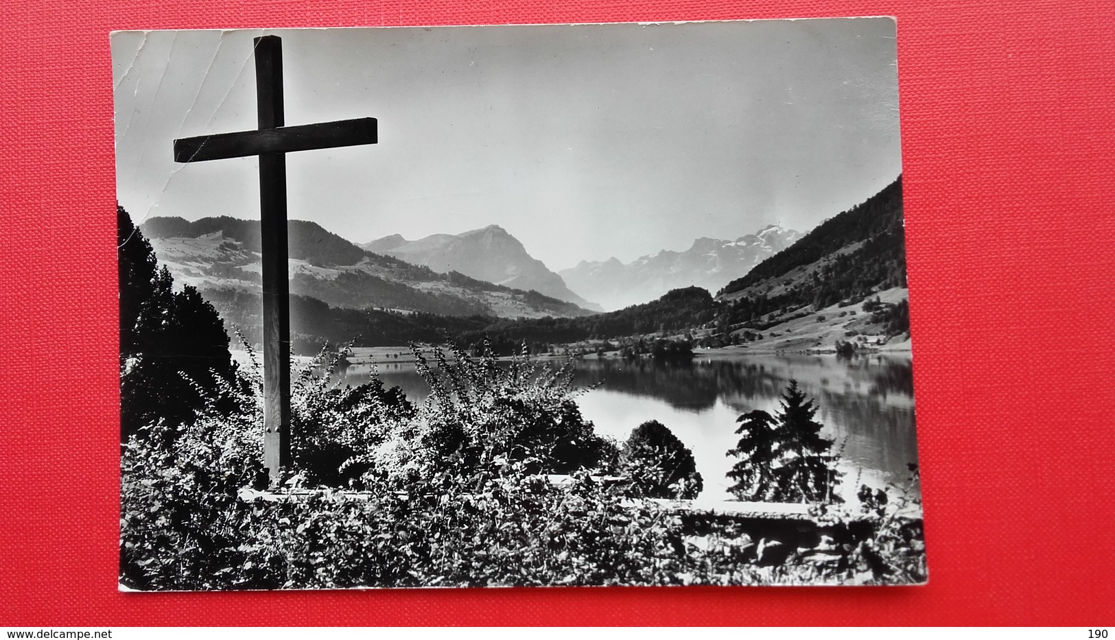 Kuranstalt Landli-Oberageri.Landli-Kreuz Mit Fronalpstock - Oberägeri