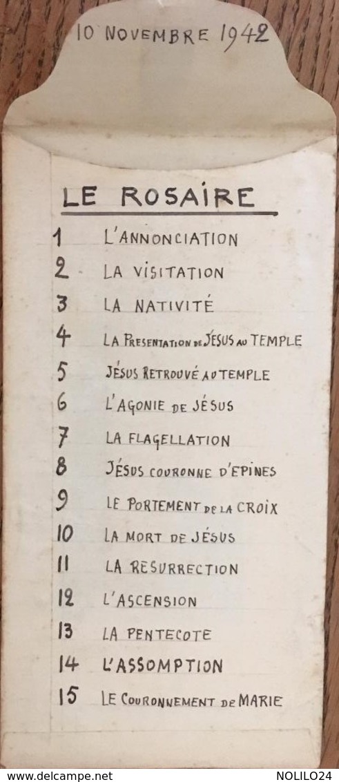 ROSAIRE, Enveloppe De 15 Illustrations, Illustrateur Raphaël LARDEUR, 10 NOVEMBRE 1942 - Religion & Esotérisme