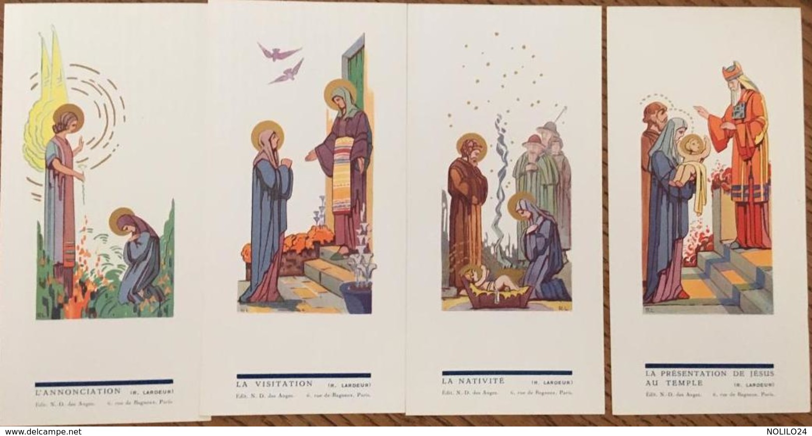 ROSAIRE, Enveloppe De 15 Illustrations, Illustrateur Raphaël LARDEUR, 10 NOVEMBRE 1942 - Religion & Esotérisme
