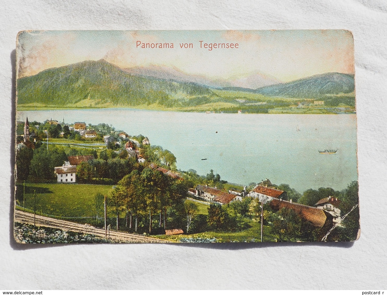 Germany Panorama Von Tegernsee  1946  A 202 - Tegernsee