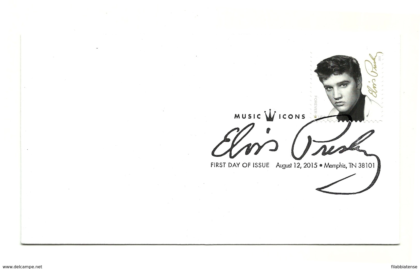 2015 - Stati Uniti - Elvis Presley - FDC    14/55 - Cantanti