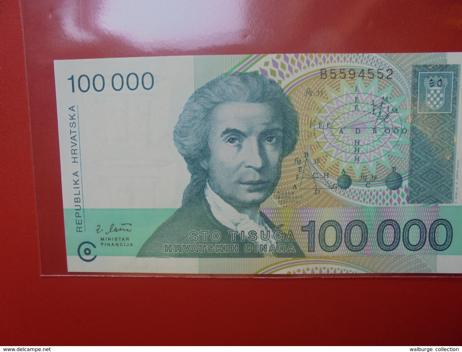 CROATIE 100.000 DINARA 1993 PEU CIRCULER/NEUF - Croatie