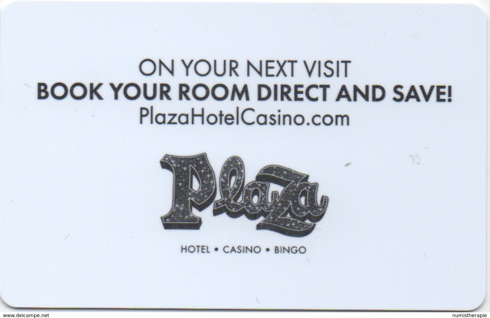 Carte Clé De Hôtel Avec Casino : Plaza Hotel Casino Bingo Las Vegas NV : Spin 2 Win Up To $2000 - Cartes D'hotel