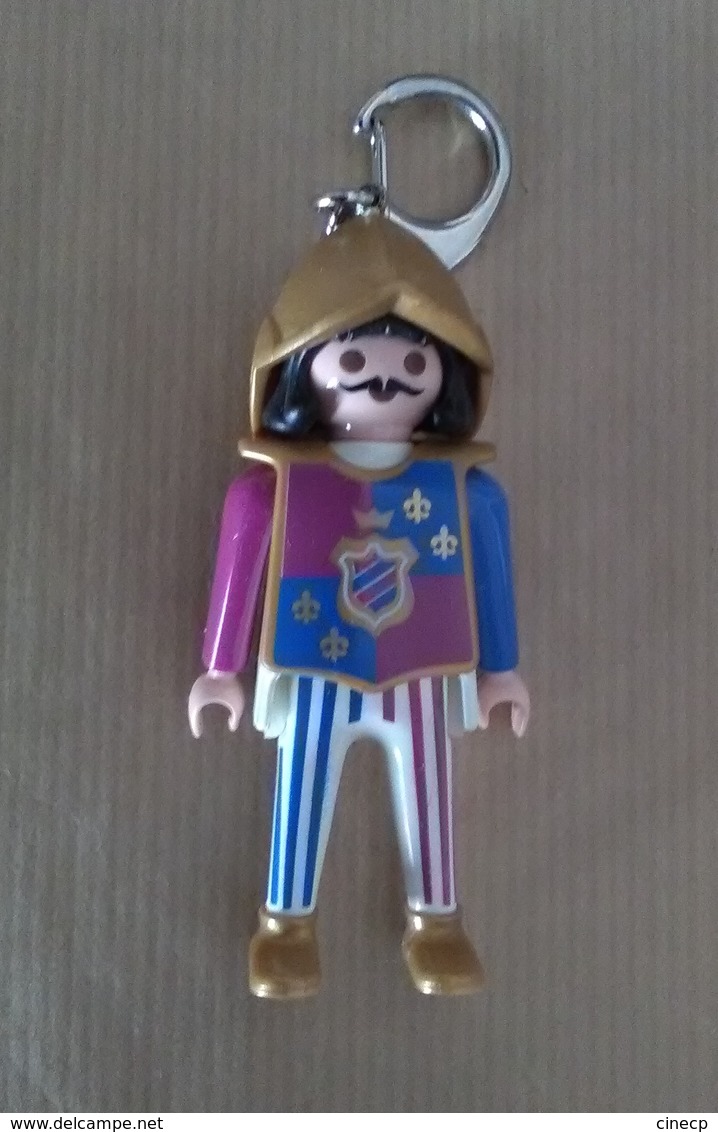 FIGURINE PLAYMOBIL PORTE CLE CLEF CHEVALIER SOLDAT PAGE MOYEN AGE - Playmobil