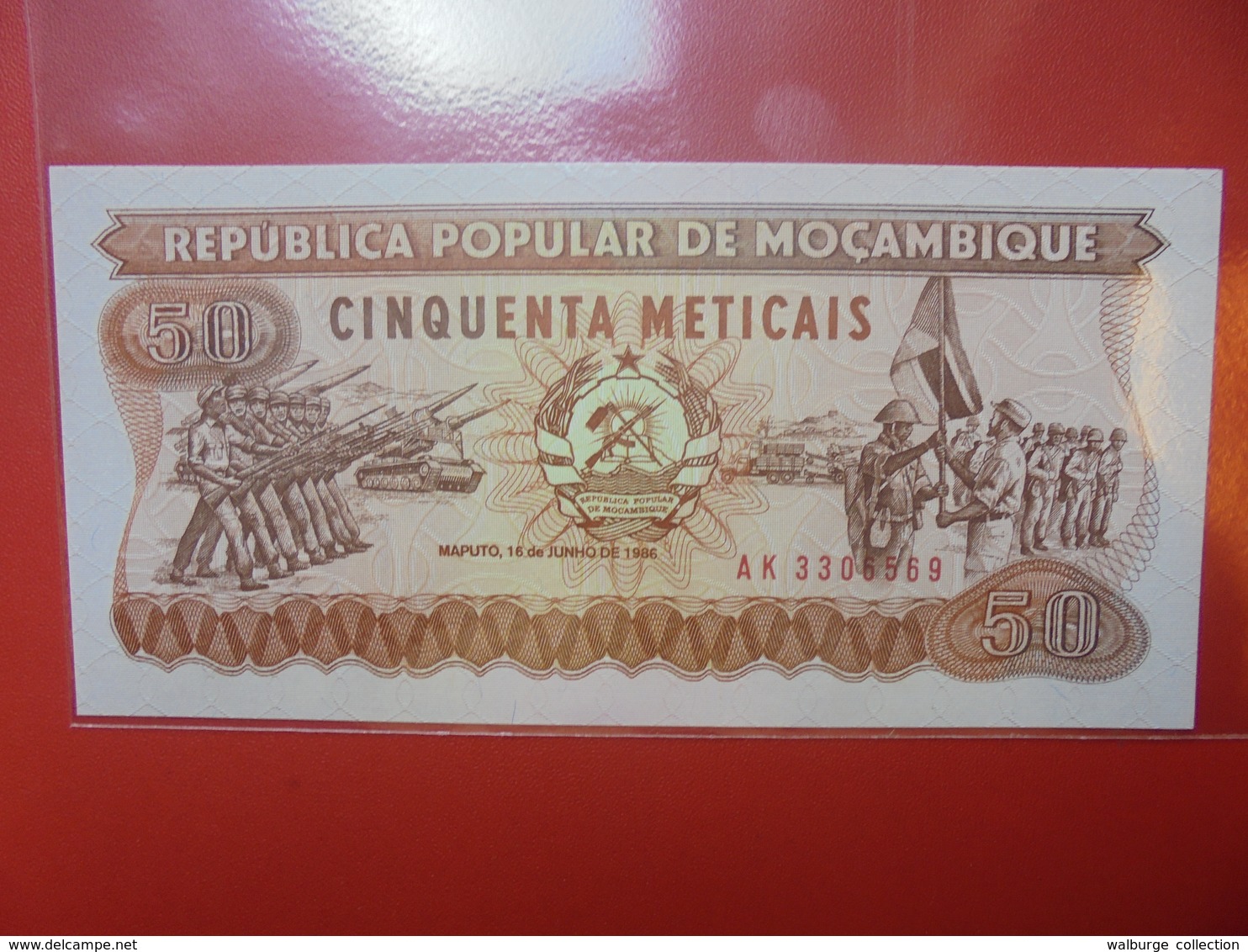 MOZAMBIQUE 50 METICAIS 1986 PEU CIRCULER/NEUF - Mozambique