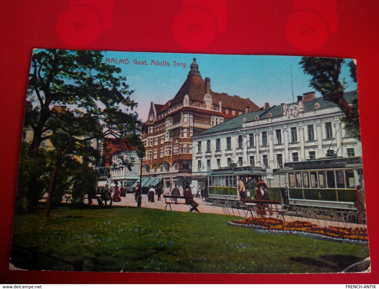 MALMO GUST ADOLFS TORG TRAMWAY - Ete 1912: Stockholm