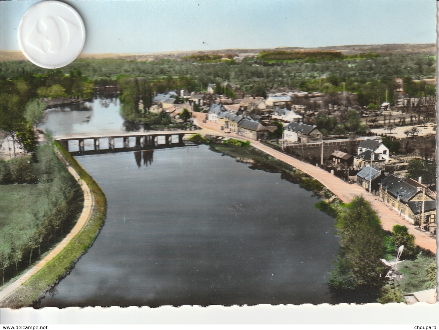 56 - Très Belle Carte Postale Semi Moderne Dentelée De SAINT MARTIN SUR OUST   Vue Aérienne - Autres & Non Classés