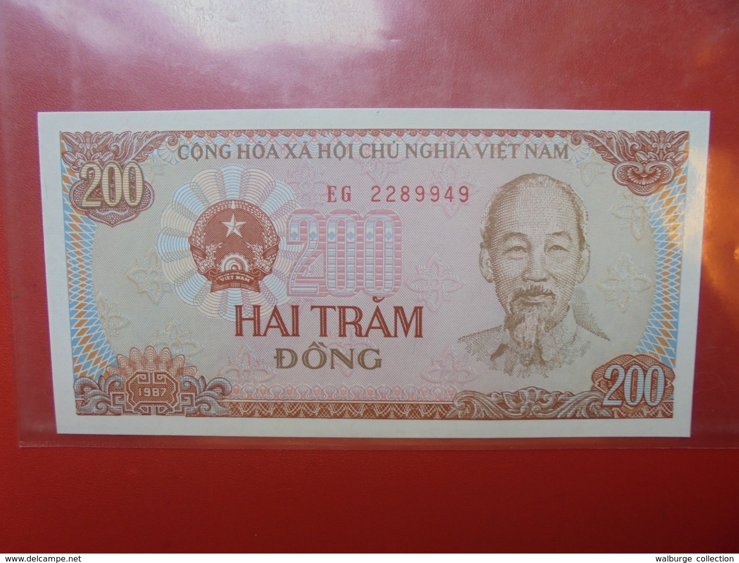 VIETNAM 200 DÔNG 1987 PEU CIRCULER/NEUF - Vietnam