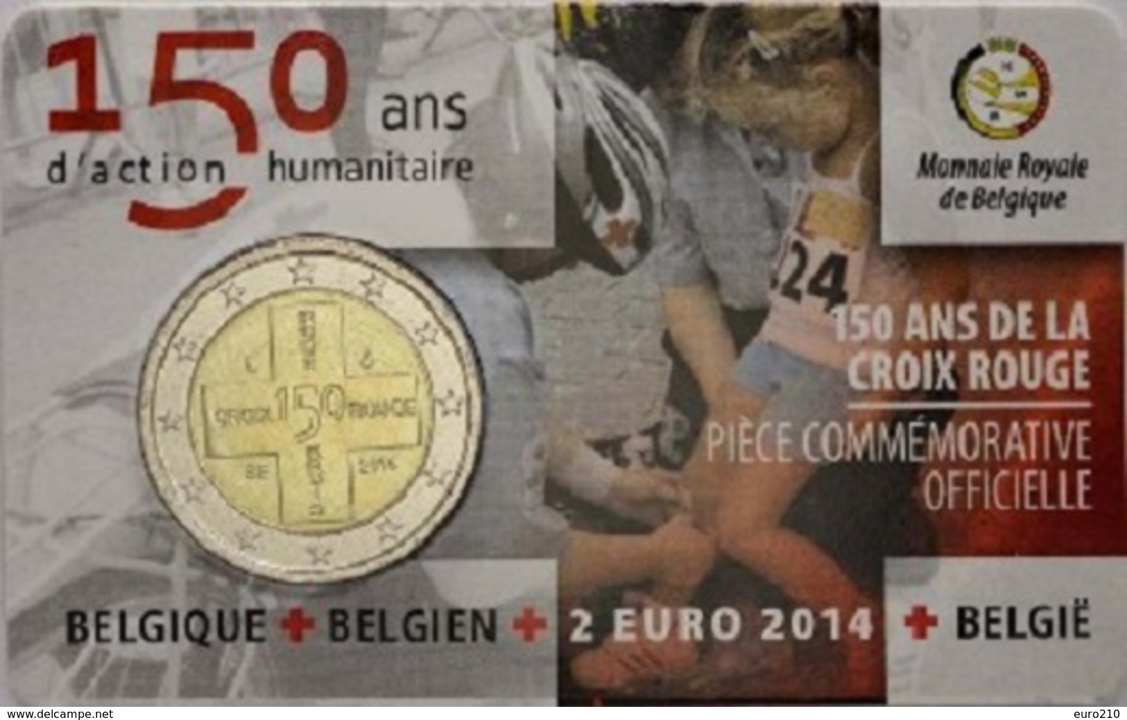 BELGIQUE - 2 Euro 2014 - Les 150 Ans De La Croix-Rouge De Belgique - Disponibles!! - Belgium