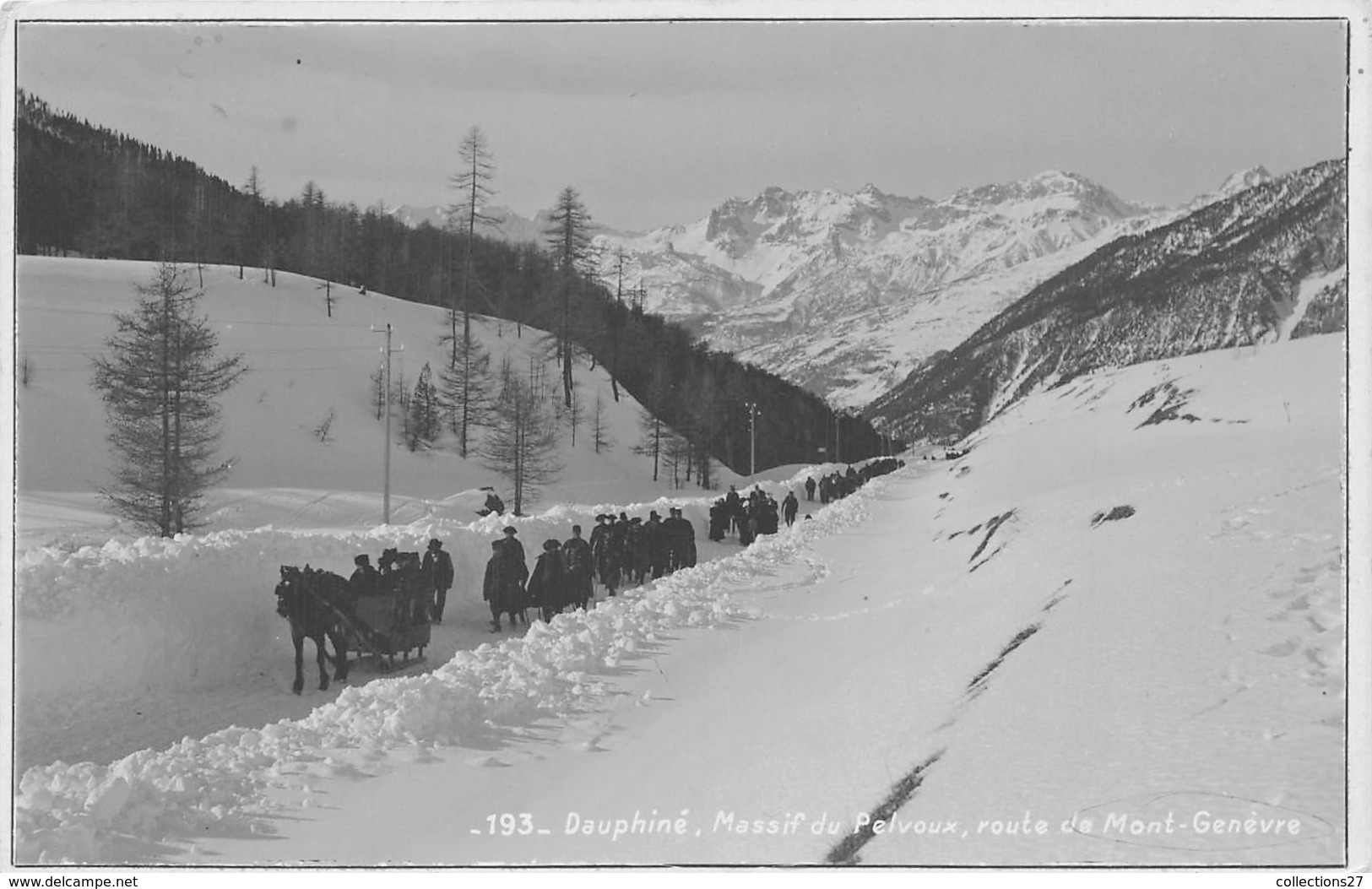 05-MONT-GENEVRE- MASSIF DU PELVOUX, ROUTE DE MONT-GENEVRE - Andere & Zonder Classificatie