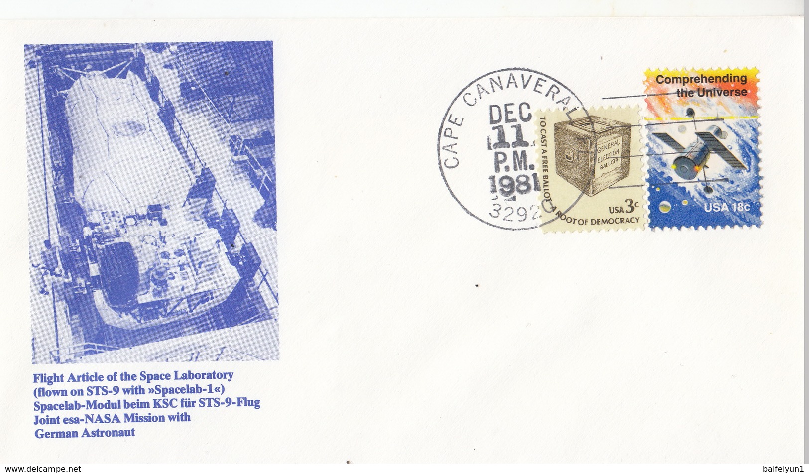 1981 USA  Space Shuttle  Columbia STS-2 Commemorative Cover - Nordamerika