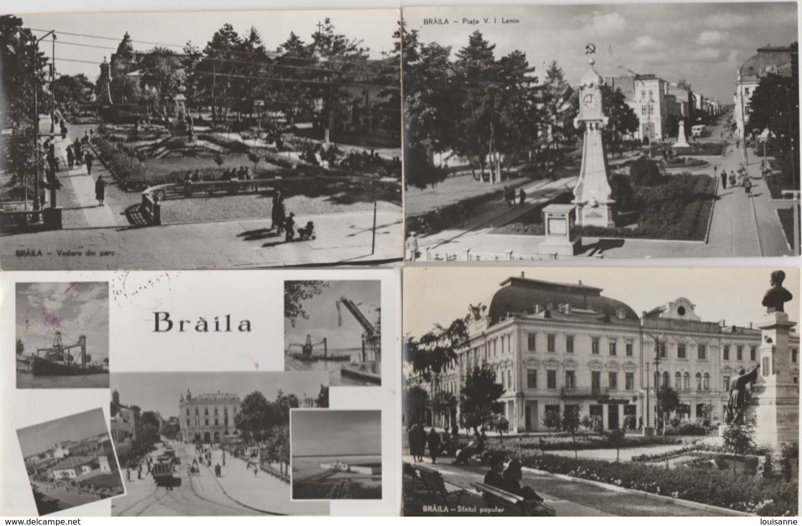 19 / 8 / 192. -  LOT. DE. 13. CPSM  DE. BRÄILA - Roumanie