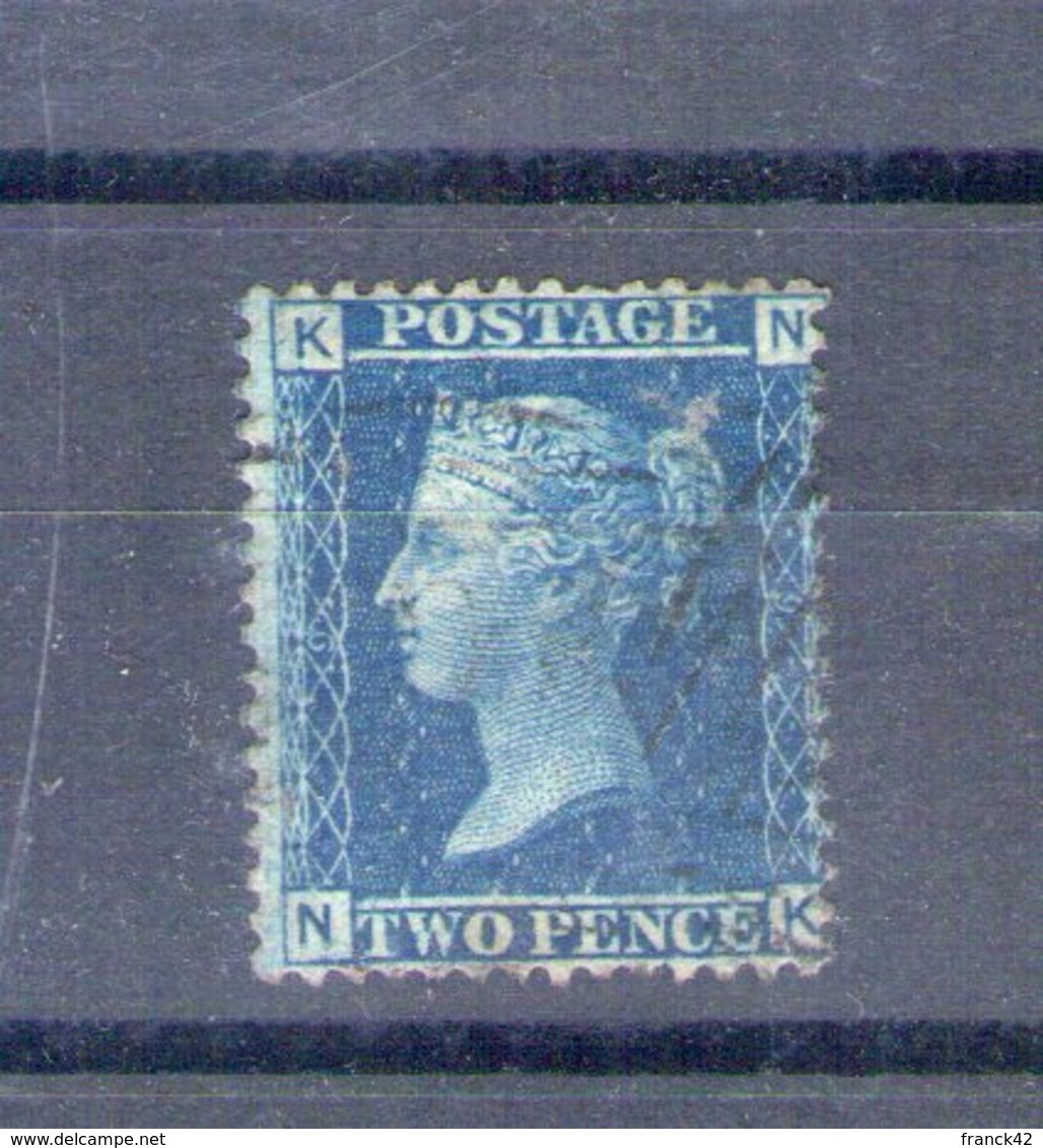 Grande Bretagne. 2 P Bleu - Usados