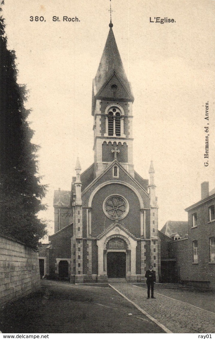 BELGIQUE - LIEGE - FERRIERES - SAINT-ROCH - L'Eglise. (n°380). - Ferrières