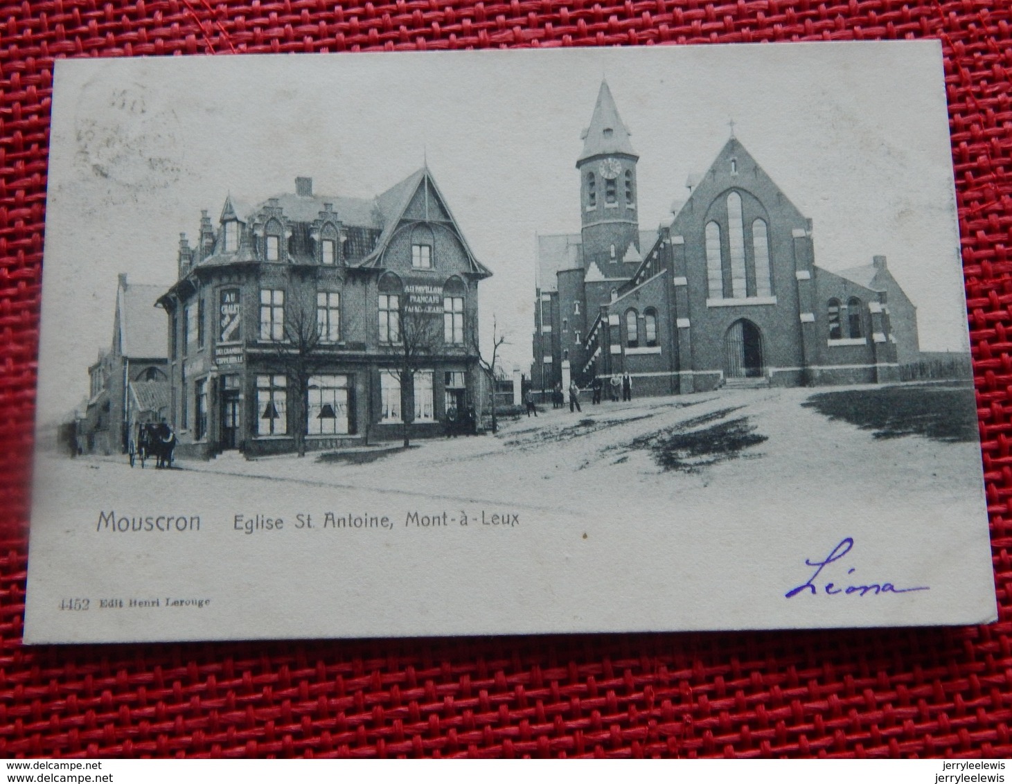 MONT-à-LEUX  -  MOUSCRON  -  Eglise St Antoine  -  1904 - Mouscron - Möskrön