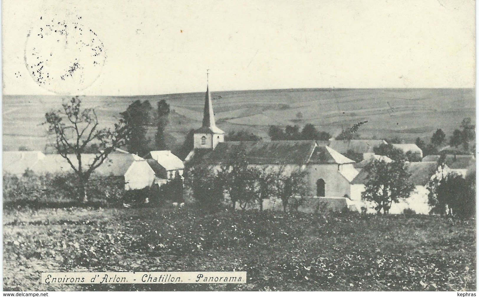 Environs D'ARLON - CHATILLON : Panorama - Cachet De La Poste 1907 - Arlon