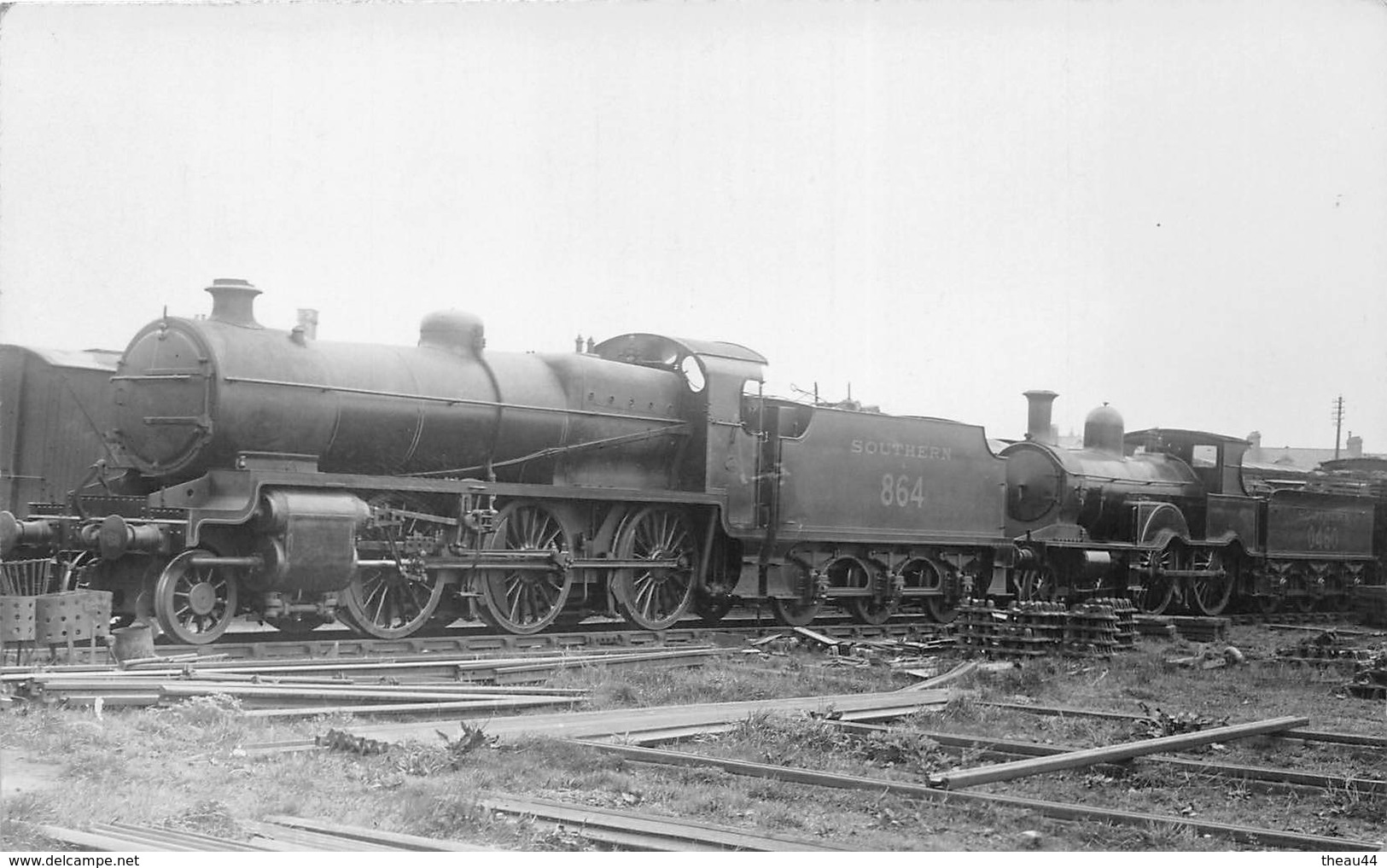 ¤¤   -   ANGLETERRE  -  Carte-Photo D'une Locomotive Anglaise N° 864  -  Chemin De Fer       -   ¤¤ - Matériel