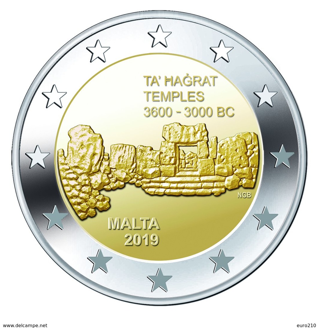 MALTA / MALTE - 2 Euro 2019 - Ta Hagrat - UNC - Disponibles! - Malta