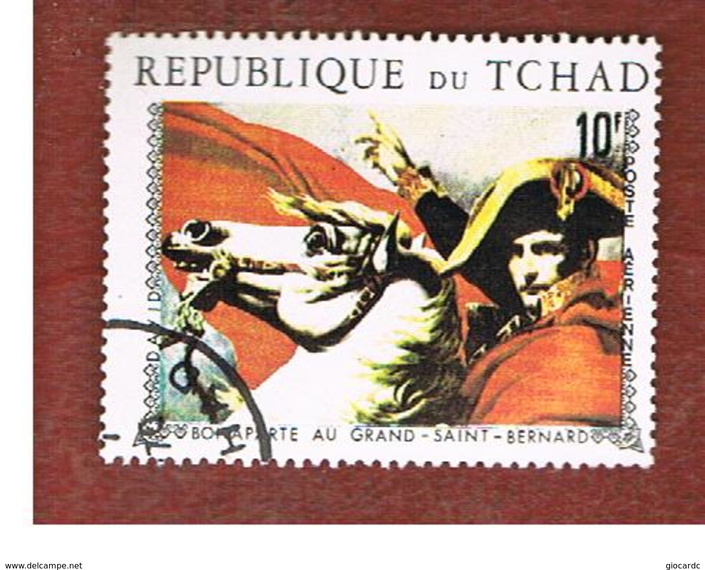 CIAD (CHAD) -  MI 295  - 1970  NAPOLEON AT GREAT ST. BERNARD  - USED ° - Ciad (1960-...)