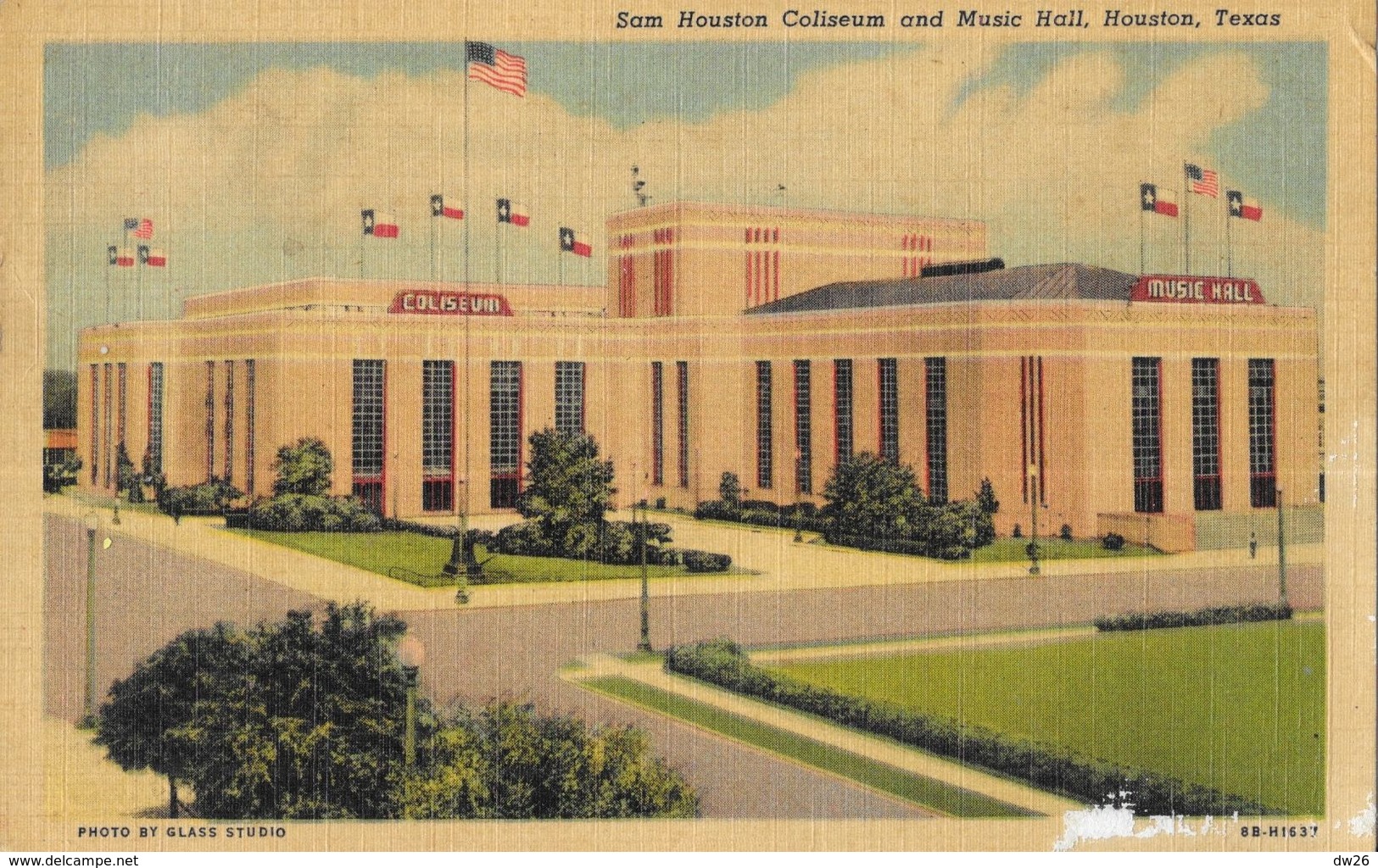 Houston, Texas TX - Sam Houston Coliseum And Music Hall - Photo By Glass Studio - Houston