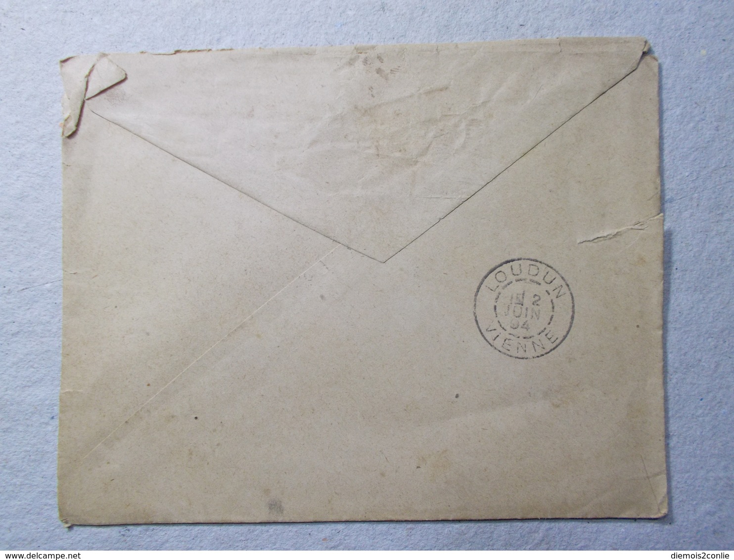 Marcophilie - Lettre Enveloppe Obliteration Timbre - Publicite Professionnelle 1894 (2460) - 1877-1920: Période Semi Moderne