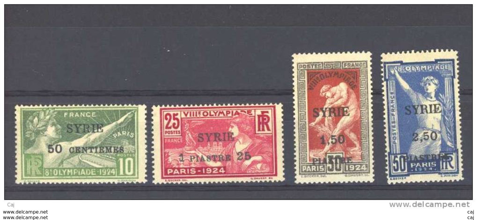 Syrie  :  Yv  122-25  *  JO Paris           ,     N2 - Unused Stamps